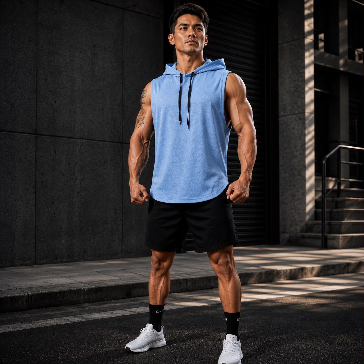 Sudadera Sin Mangas con Capucha para Hombre | Urban Sport – Maison Nova.