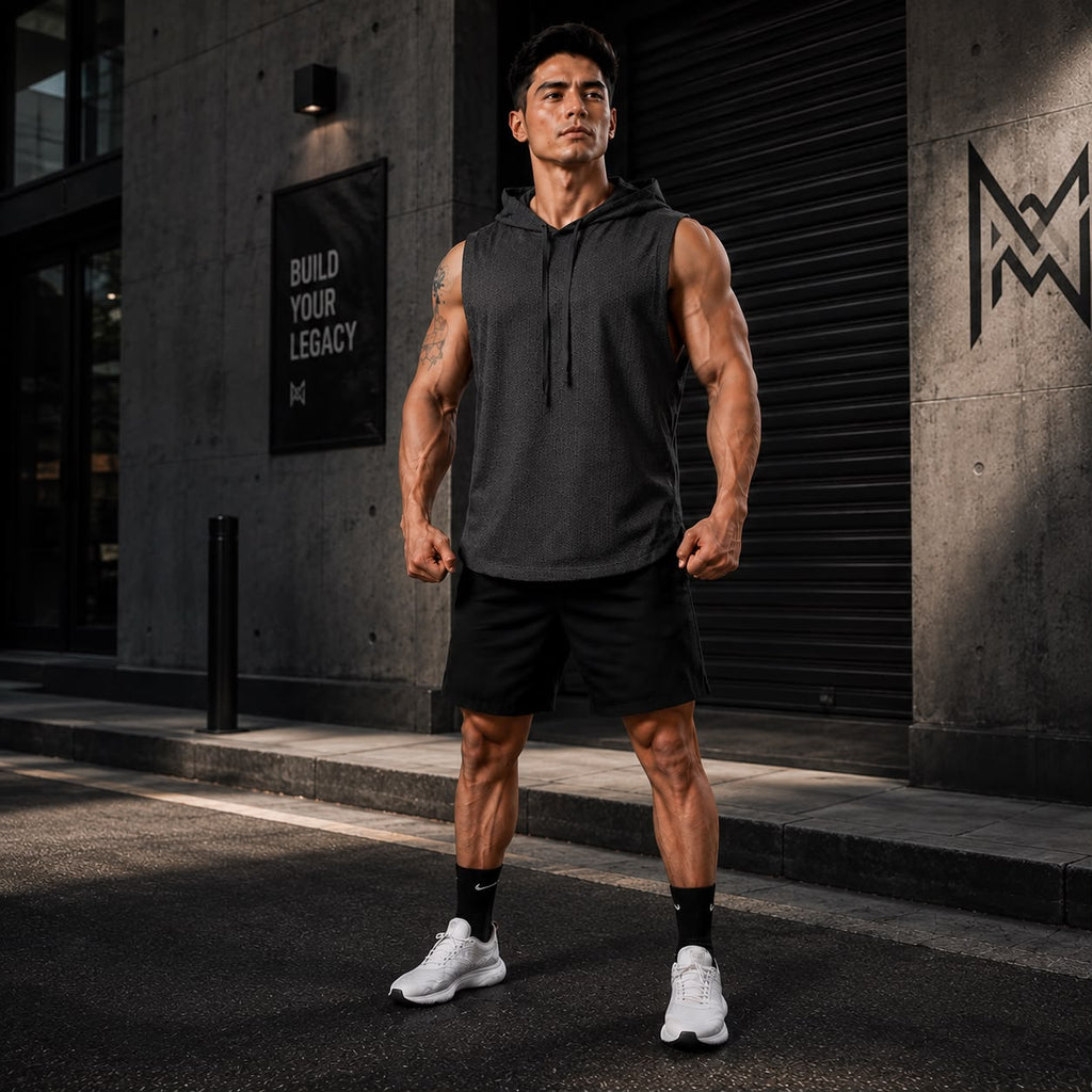 Sudadera Sin Mangas con Capucha para Hombre | Urban Sport – Maison Nova.