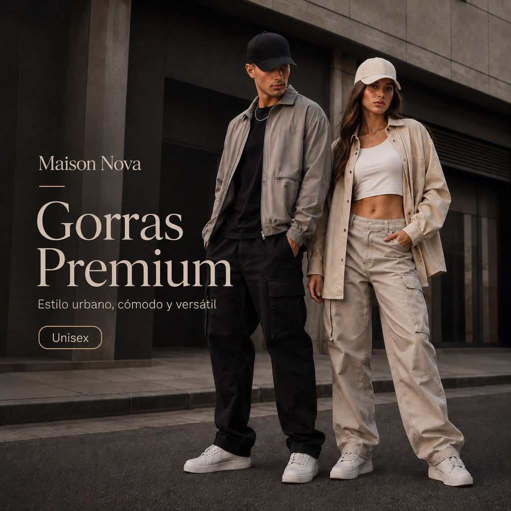 Dúo Pack de Gorras Unisex | Estilo Premium para Todos los Días.
