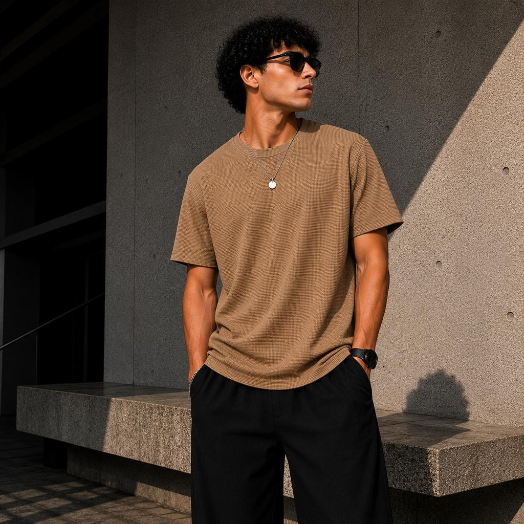 Playera Texturizada Premium para Hombre | Maison Nova.