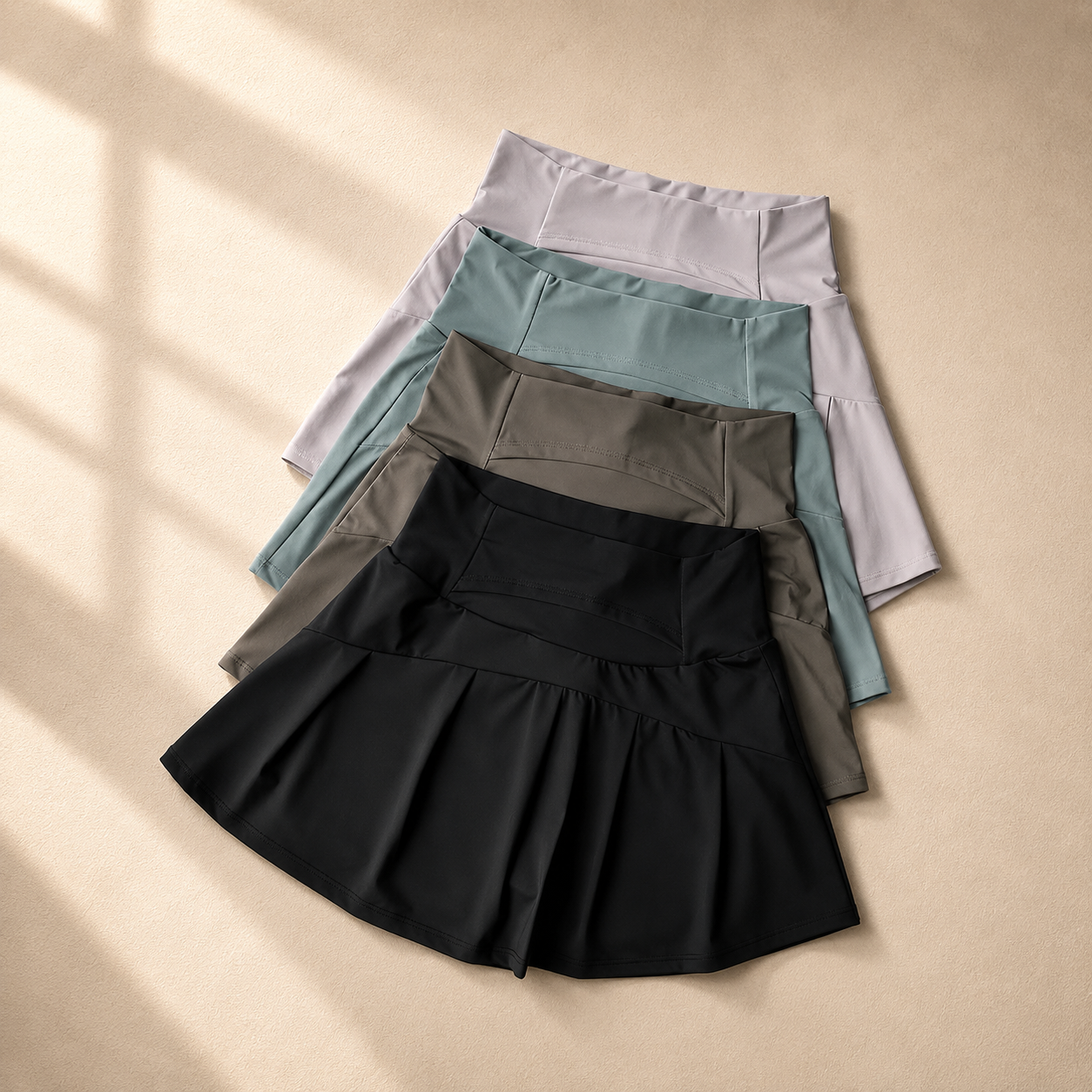 Falda Short Deportiva de Cintura Alta para Mujer | Secado Rápido para Tenis, Pádel, Golf y Fitness.