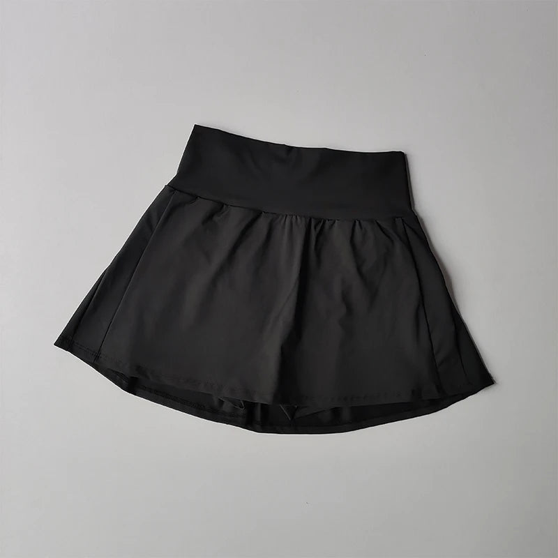 Falda Short Deportiva de Cintura Alta para Mujer | Secado Rápido para Tenis, Pádel, Golf y Fitness.