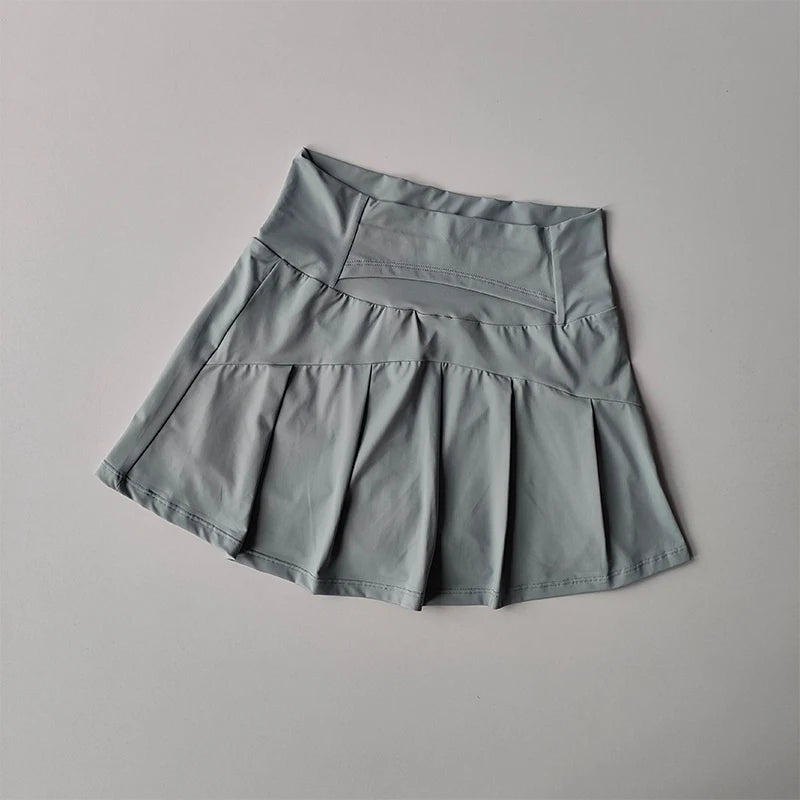 Falda Short Deportiva de Cintura Alta para Mujer | Secado Rápido para Tenis, Pádel, Golf y Fitness.