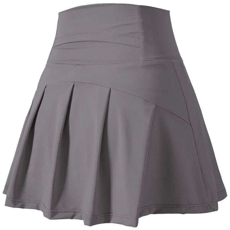 Falda Short Deportiva de Cintura Alta para Mujer | Secado Rápido para Tenis, Pádel, Golf y Fitness.