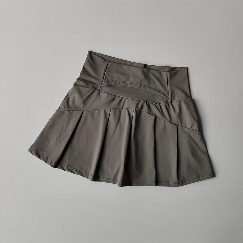 Falda Short Deportiva de Cintura Alta para Mujer | Secado Rápido para Tenis, Pádel, Golf y Fitness.
