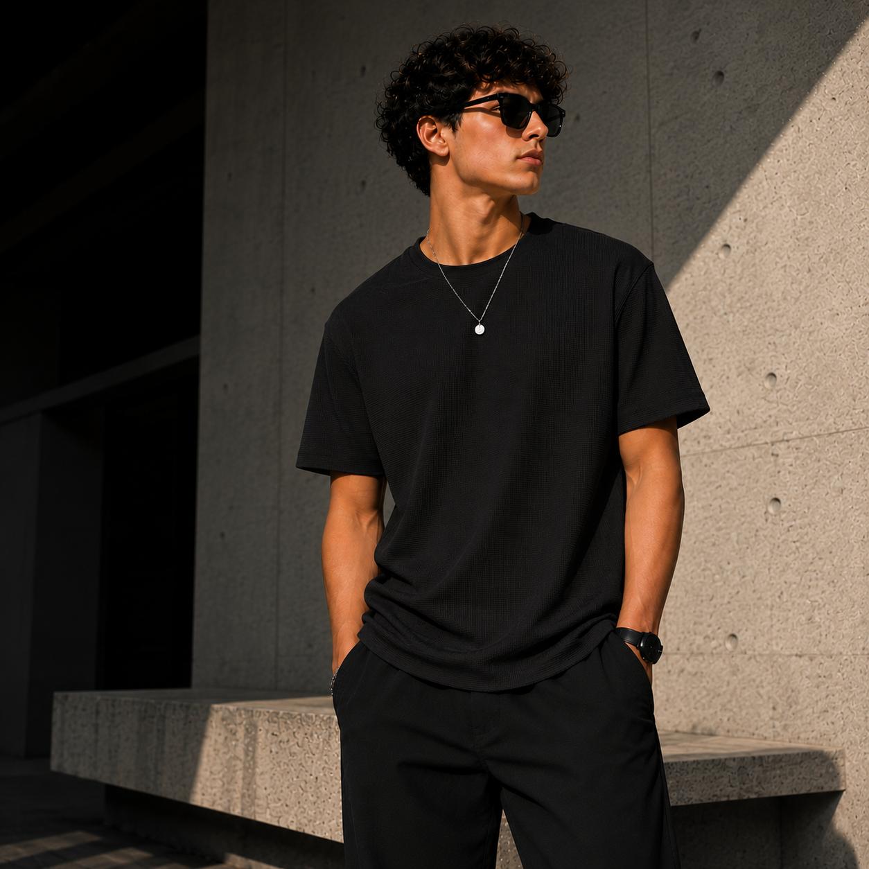 Playera Texturizada Premium para Hombre | Maison Nova.