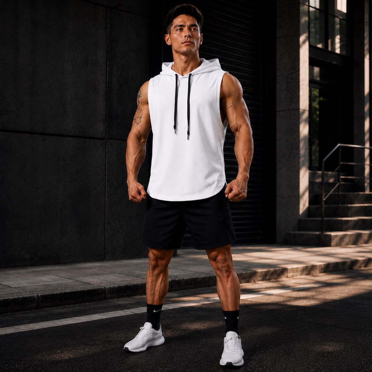 Sudadera Sin Mangas con Capucha para Hombre | Urban Sport – Maison Nova.